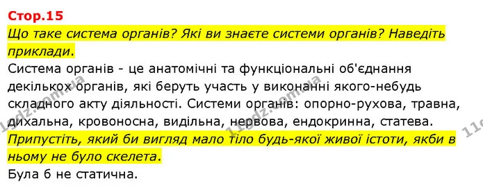 Що таке система органів? Які ви знаєте системи органів? Наведіть приклади. — ГДЗ Я досліджую світ 3 клас Гільберг 1-2 ч.