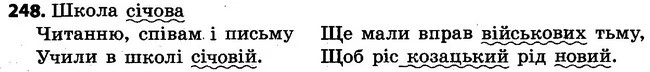 248 — ГДЗ Українська мова 4 клас Варзацька