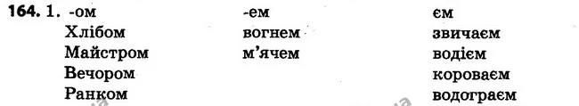 164 — ГДЗ Українська мова 4 клас Варзацька