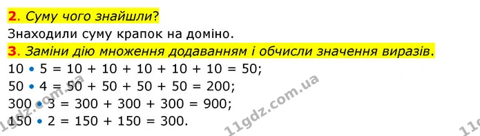 2. Суму чого знайшли? — ГДЗ Математика 3 клас Бевз 2 частина