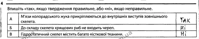 Стор. 40 — 4 — ГДЗ Робочий зошит Біологія 7 клас Задорожний — ГДЗ Робочий зошит Біологія 7 клас Задорожний