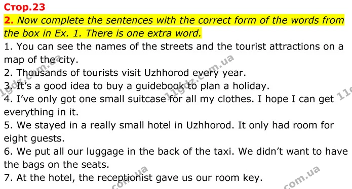 2. Jake phones the tourist information centre for some information. Listen to his conversation. What places is he going to visit? — ГДЗ Англійська мова 7 клас Коста
