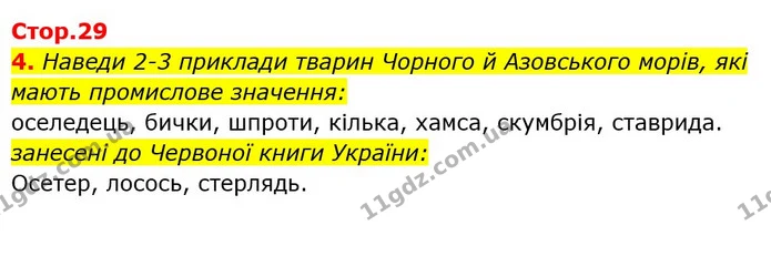 Стор. 29 — 4 — ГДЗ Робочий зошит Я досліджую світ 4 клас Грущинська — ГДЗ Робочий зошит Я досліджую світ 4 клас Грущинська