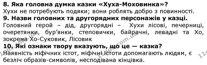 Стор. 83 — 8-10 — ГДЗ Українська література 5 клас Коваленко 2018 — ГДЗ Українська література 5 клас Коваленко 2018