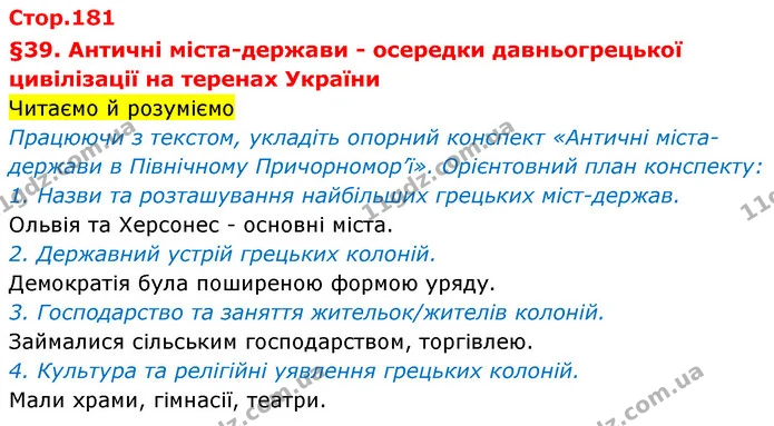 Читаємо й розуміємо — Історія України Всесвітня історія 6 клас Щупак