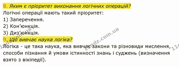 ГДЗ Інформатика 8 клас Ривкінд 2021 — ГДЗ Інформатика 8 клас Ривкінд 2021