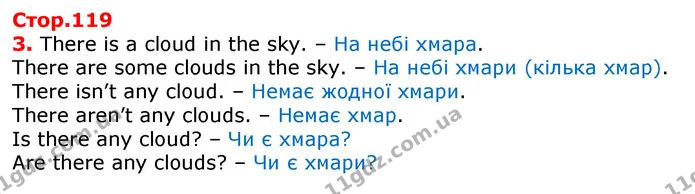 Стор. 119 — 3 — ГДЗ Англійська мова 3 клас Карпюк — ГДЗ Англійська мова 3 клас Карпюк