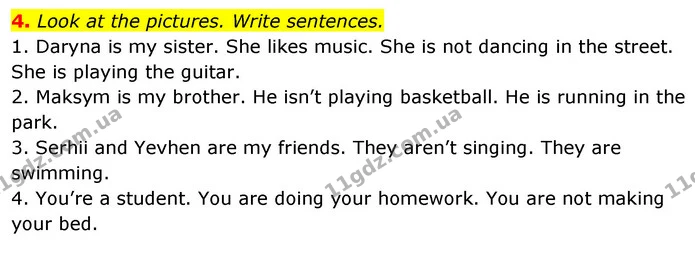 3. Write the negative form of the sentences from Exercise 2. — ГДЗ Робочий зошит Англійська мова 5 клас Коста (prepare 5)