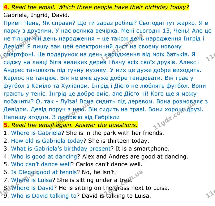 2. Choose the correct words. — ГДЗ Робочий зошит Англійська мова 5 клас Коста (prepare 5)