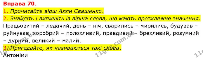1. Прочитайте вірш Алли Свашенко. — ГДЗ Українська мова 5 клас Літвінова