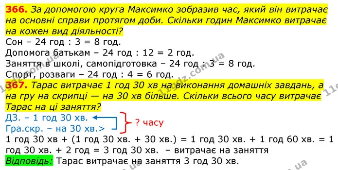 366. За даними таблиці склади й розв’яжи задачі. — ГДЗ Математика 3 клас Заїка 1-2 ч.