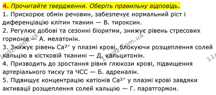 1. Увідповідніть терміни з їхніми визначеннями. — частина 4 — ГДЗ Робочий зошит Біологія 8 клас Тагліна (2025)