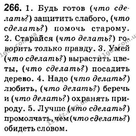 266 — ГДЗ Русский язык 4 класс Сильнова, Каневская 2015
