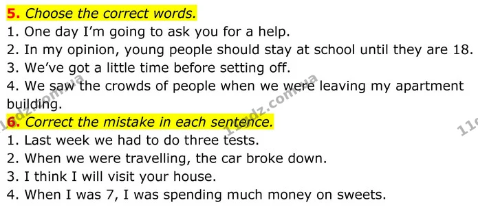 5. Choose the correct words. — ГДЗ Англійська мова 8 клас Стайрінг (Prepare)