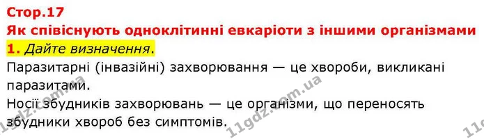 1. Дайте визначення. — ГДЗ робочий зошит Біологія 7 клас Кулініч