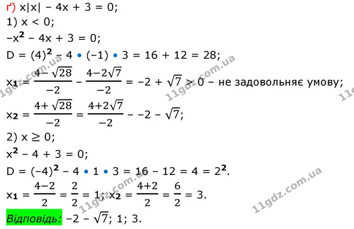 995 (ґ) — ГДЗ Алгебра 8 клас Бевз — ГДЗ Алгебра 8 клас Бевз