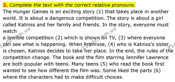 3. Complete the text with the correct relative pronouns. — ГДЗ робочий зошит Англійська мова 8 клас Гарет Джонс 2025