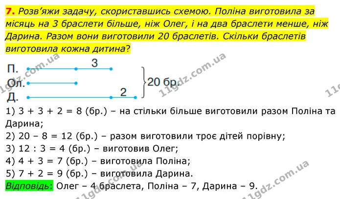 7 — ГДЗ Математика 3 клас Листопад 1-2 ч.