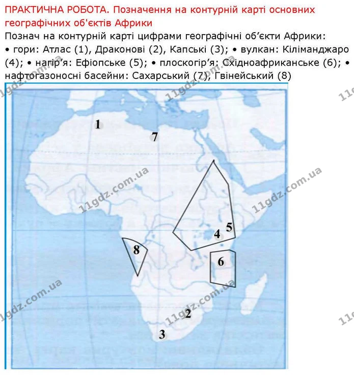 Стор. 29 — Стр.29 (Пр.) — ГДЗ робочий зошит Географія 7 клас Гільберг — ГДЗ робочий зошит Географія 7 клас Гільберг
