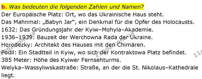 Стр.139 (12b) — ГДЗ Німецька мова 7 клас Басай — ГДЗ Німецька мова 7 клас Басай