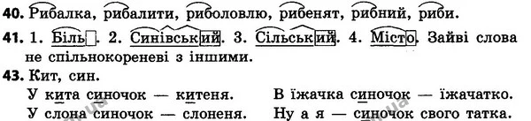 40-43 — ГДЗ Українська мова 4 класс Хорошковська, Воскресенська 2015