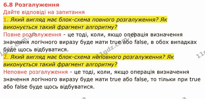 ГДЗ Інформатика 8 клас Ривкінд 2021 — ГДЗ Інформатика 8 клас Ривкінд 2021