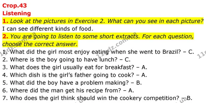 1. Look at the pictures in Exercise 2. What can you see in each picture? — ГДЗ робочий зошит Англійська мова 8 клас Гарет Джонс 2025