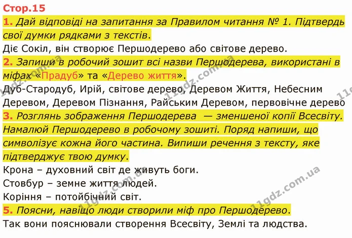 1. Дай відповіді на запитання за Правилом читання № 1. Підтвердь свої думки рядками з текстів. — ГДЗ Українська література 5 клас Коваленко