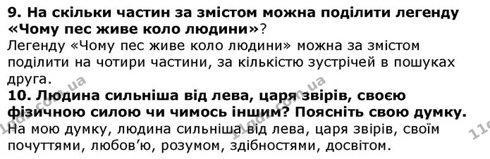 Стор. 11 — 9-10 — ГДЗ Українська література 5 клас Авраменко 2018 — ГДЗ Українська література 5 клас Авраменко 2018