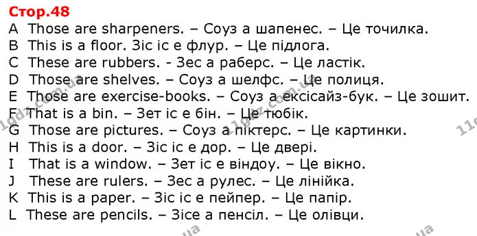 A Those are sharpeners. – Соуз а шапенес. – Це точилка. — ГДЗ Англійська мова 2 клас Карпюк 2019