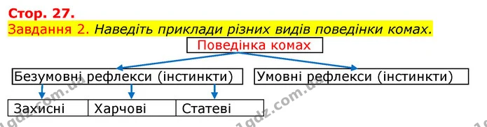 Стор. 27 — 2 — ГДЗ Робочий зошит з Біології 7 клас Яременко — ГДЗ Робочий зошит з Біології 7 клас Яременко
