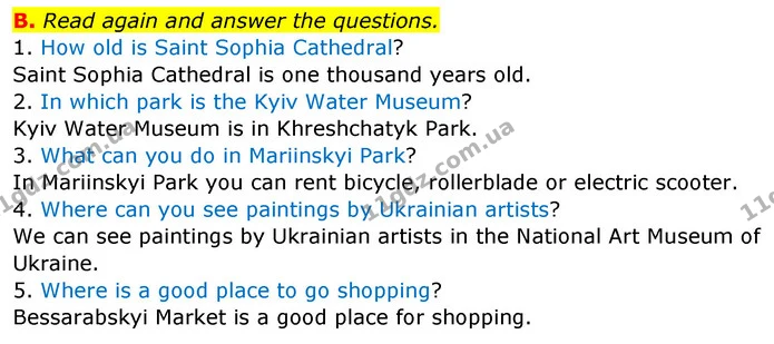 Стор. 113 — Стр.113 (B) — ГДЗ Англійська мова 5 клас Мітчелл — ГДЗ Англійська мова 5 клас Мітчелл