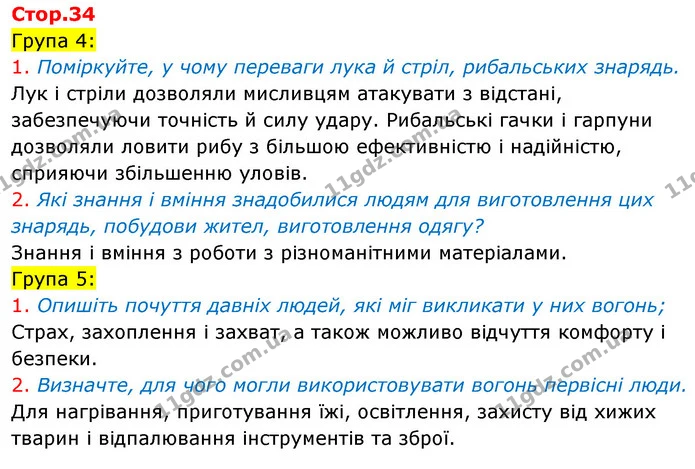 Група 4: — Історія України Всесвітня історія 6 клас Щупак
