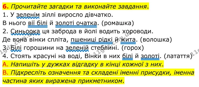 6. Прочитайте загадки та виконайте завдання. — ГДЗ Українська мова 8 клас Авраменко