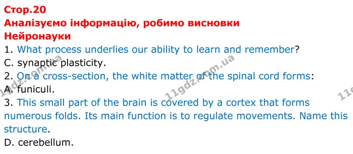 Аналізуємо інформацію, робимо висновки — ГДЗ робочий зошит Біологія 8 клас Андерсон