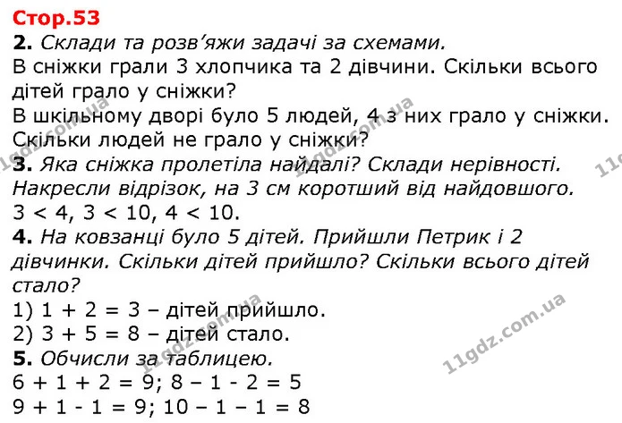 2. Склади та розв’яжи задачі за схемами. — ГДЗ Математика 1 клас Лишенко 2018