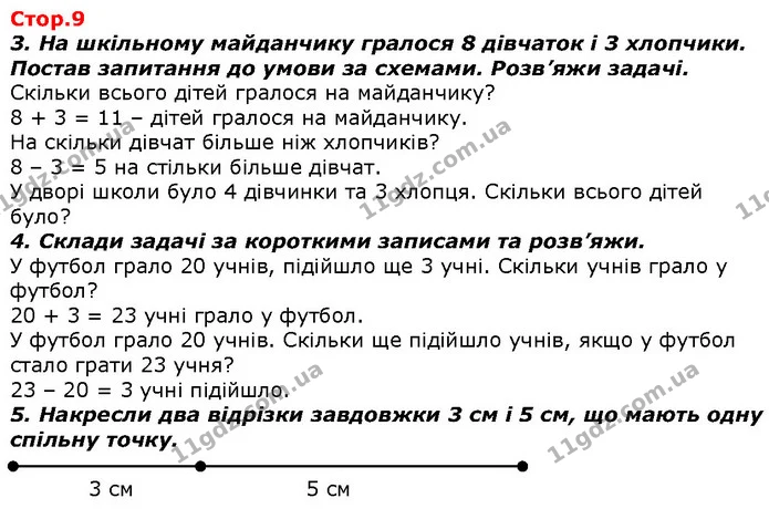 Стор. 9 — 1-5 — ГДЗ Математика 2 клас Лишенко — ГДЗ Математика 2 клас Лишенко