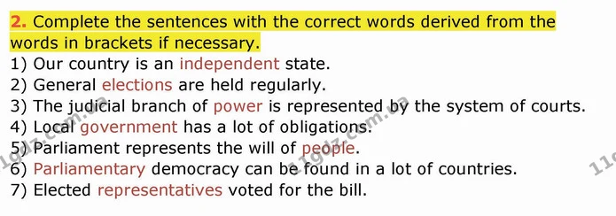 2. Complete the sentences with the correct words derived from the words in brackets if necessary. — ГДЗ Робочий зошит англійська мова 10 клас Ходаковська