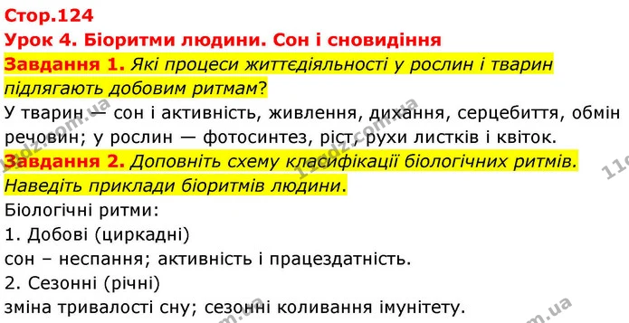 Стор. 124 — 1-2 — ГДЗ Робочий зошит біологія 8 клас Мирна — ГДЗ Робочий зошит біологія 8 клас Мирна