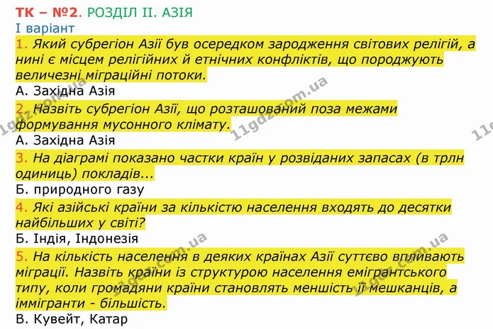 ТК2 (1-5) — ГДЗ Зошит Географія 10 клас Бойко — ГДЗ Зошит Географія 10 клас Бойко