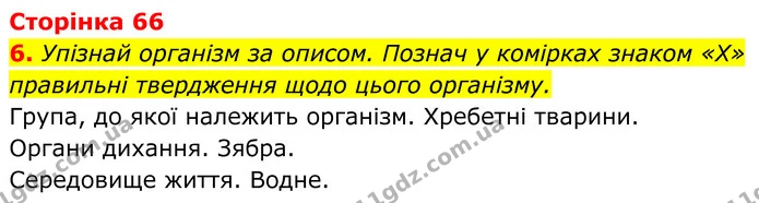 Стор. 66 — 1 — ГДЗ робочий зошит Пізнаємо природу 5 клас Коршевнюк — ГДЗ робочий зошит Пізнаємо природу 5 клас Коршевнюк
