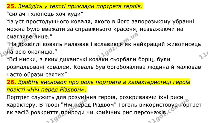 25. Знайдіть у тексті приклади портрета героїв. — ГДЗ Зарубіжна література 6 клас Міляновська