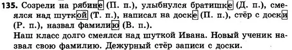 135 — ГДЗ Русский язык 4 класс Сильнова, Каневская 2015