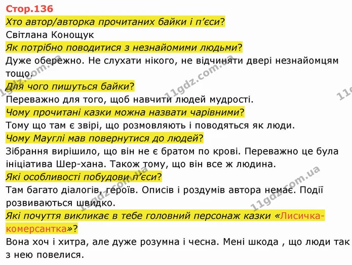 Хто автор/авторка прочитаних байки і п’єси? — ГДЗ Українська мова та читання 4 клас Савченко