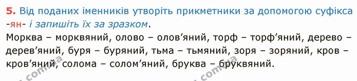 2. Доберіть до кожного слова номер правила, згідно з яким ужито апостроф. — частина 5 — ГДЗ Українська мова 5 клас Авраменко 2022