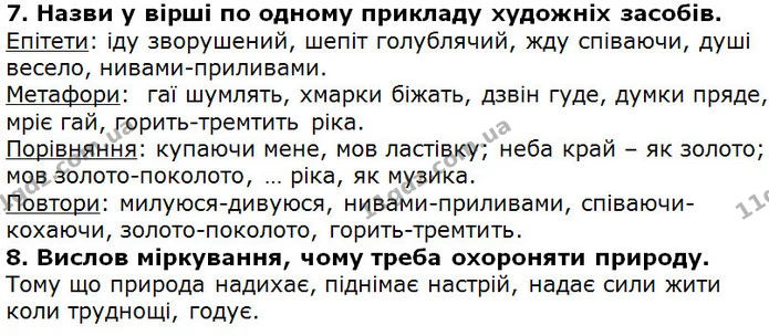 Стор. 196 — 7-8 — ГДЗ Українська література 5 клас Коваленко 2018 — ГДЗ Українська література 5 клас Коваленко 2018