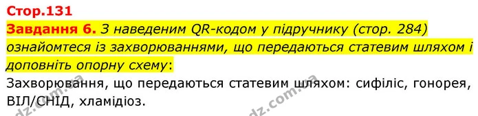 Стор. 131 — 6 — ГДЗ Робочий зошит біологія 8 клас Мирна — ГДЗ Робочий зошит біологія 8 клас Мирна