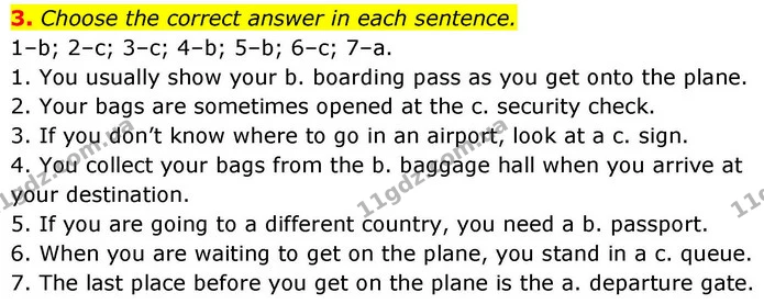 3. Choose the correct answer in each sentence. — ГДЗ робочий зошит Англійська мова 8 клас Гарет Джонс 2025