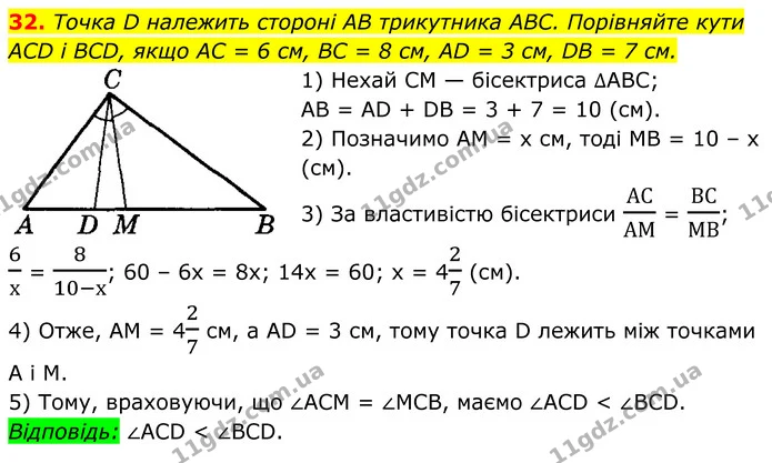 32 — ГДЗ Геометрія 8 клас Істер