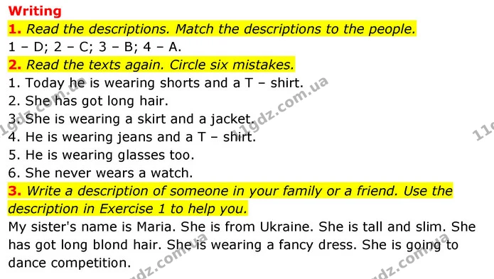 2. Rewrite the sentences with is or has. — ГДЗ Робочий зошит Англійська мова 5 клас Коста (prepare 5)